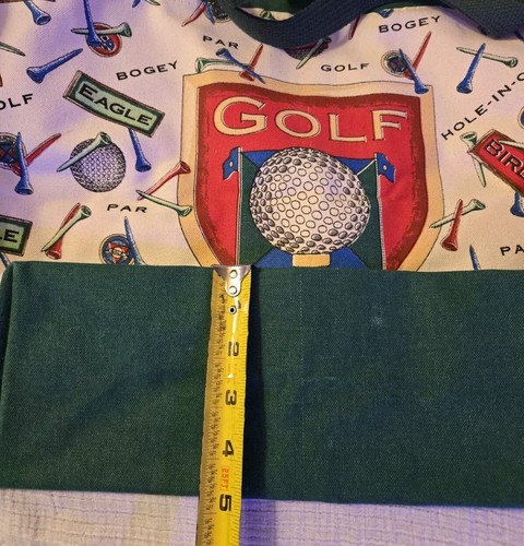 XL Golf Tote Bag Handmade NEW! Shopping Golfing Sport Tote One Of A Kind Unisex - Picture 6 of 6
