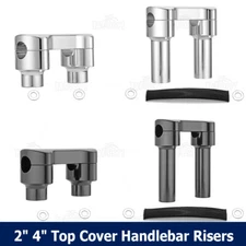 2" 4"  Risers 1" Handlebar Clamp For Harley Softail Dyna Sportster Super Glide