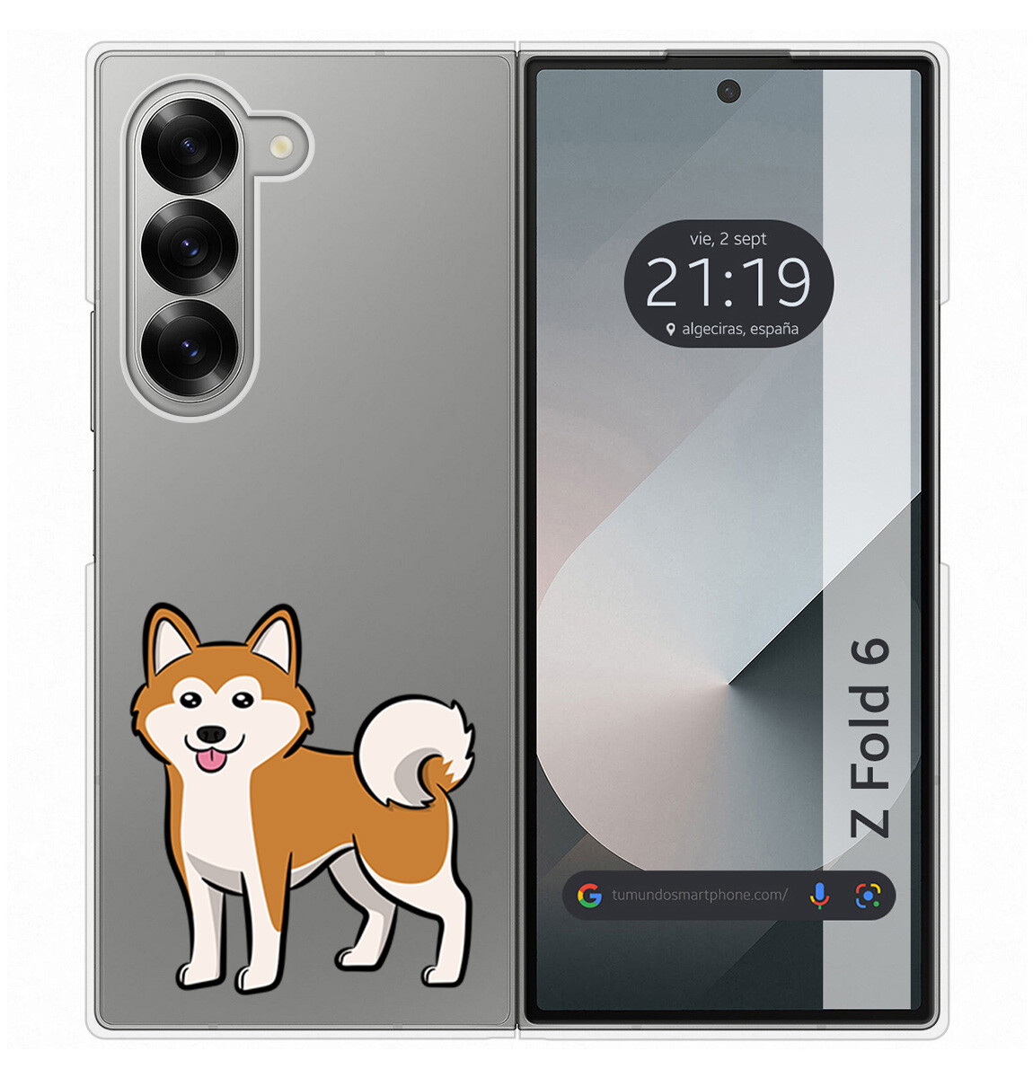 Custodia Rigida Per Samsung Galaxy Z Fold 6 5G Designo Cani 02 Disegni