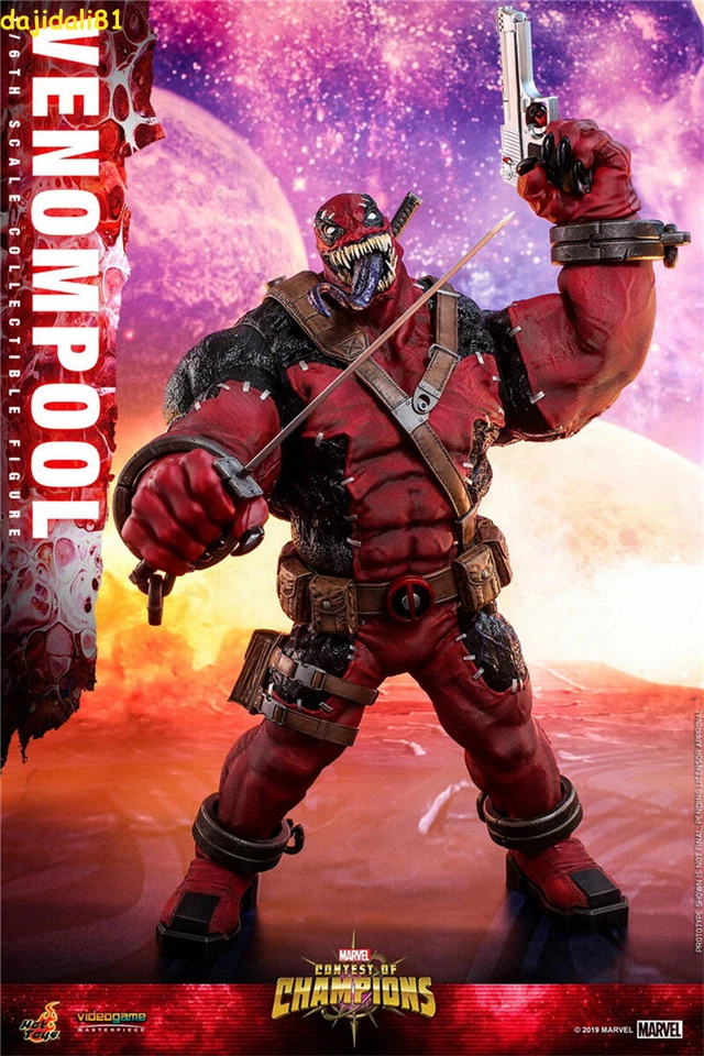 Figura de acción Venompool 1/6 Concurso de Campeones Marvel Hot Toys VGM35 Coleccionar Foto 2 de 4