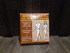  Vintage Pedometer "Walk-A-Matic for Joggers and Walkers" Japan 1985