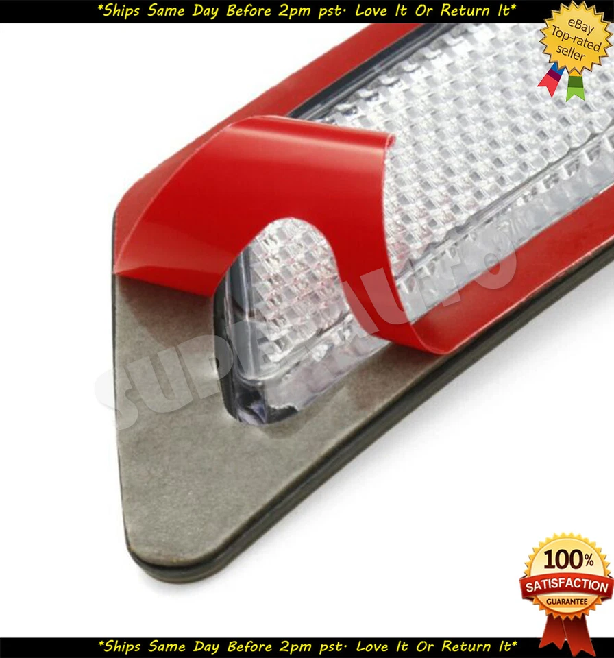 Se adapta a BMW SERIE 5 2011-16 BASE TRANSPARENTE luces de parachoques delanteras reflectores Foto 3 de 4