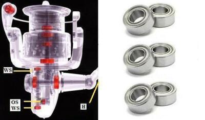 Shimano Super Tune bearings SPEEDMASTER 14000 XSC, 14000 XTC (19)