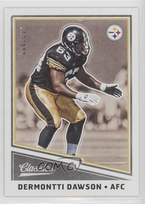 2017 Panini Classics Legends Red Back 6/299 Dermontti Dawson #115 HOF fm0