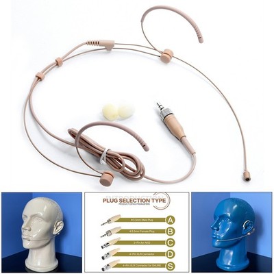 Headset-Mikrofon Mikrofon Headset Doppel-Ohrbügel Für Drahtloses System