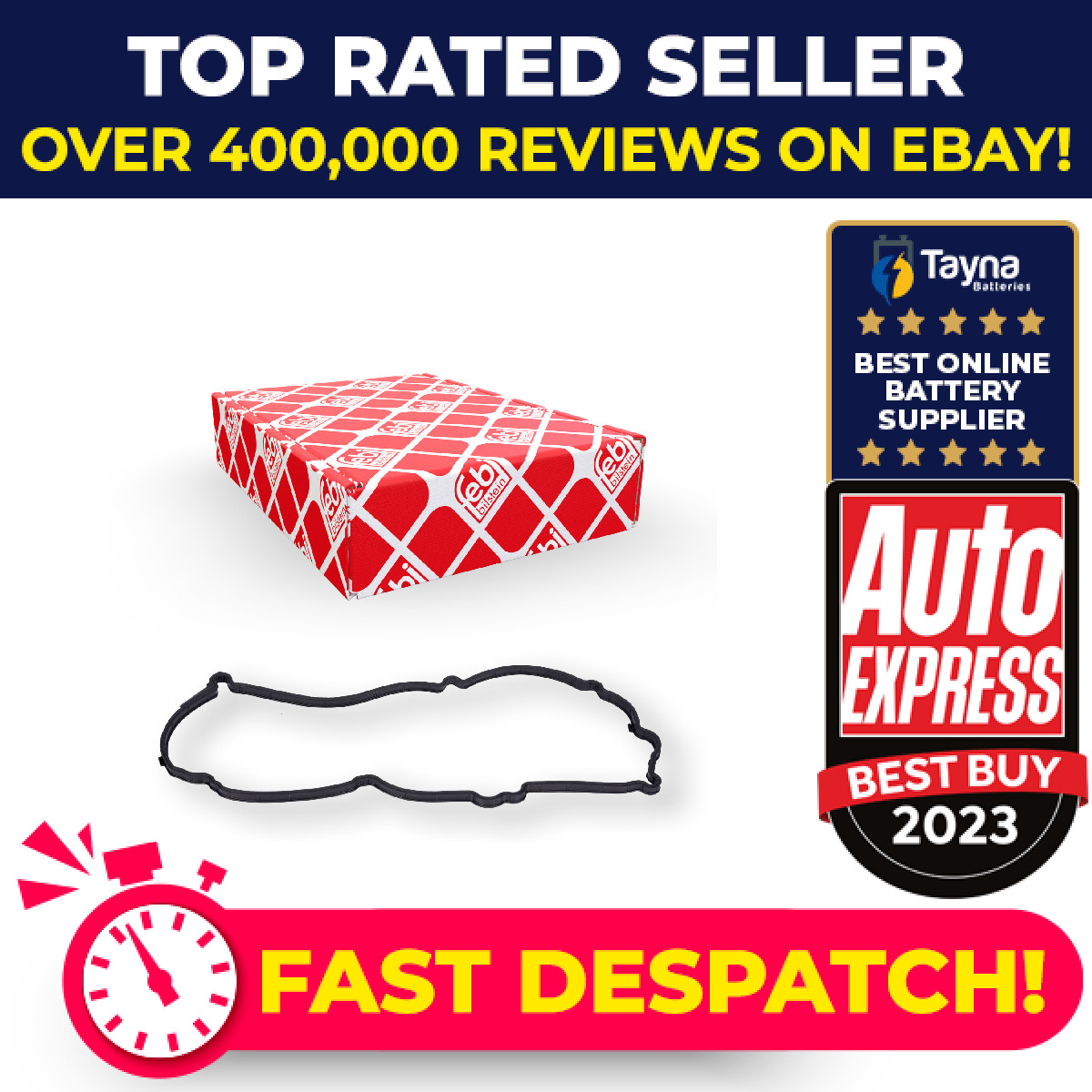 Rocker Cover Gasket fits AUDI A4 B8 2.0D 13 to 15 CNHA 04L103483 4L103483 Febi