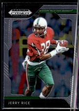 2019 Panini Prizm Draft Picks Jerry Rice Mississippi Valley State Delta Devils