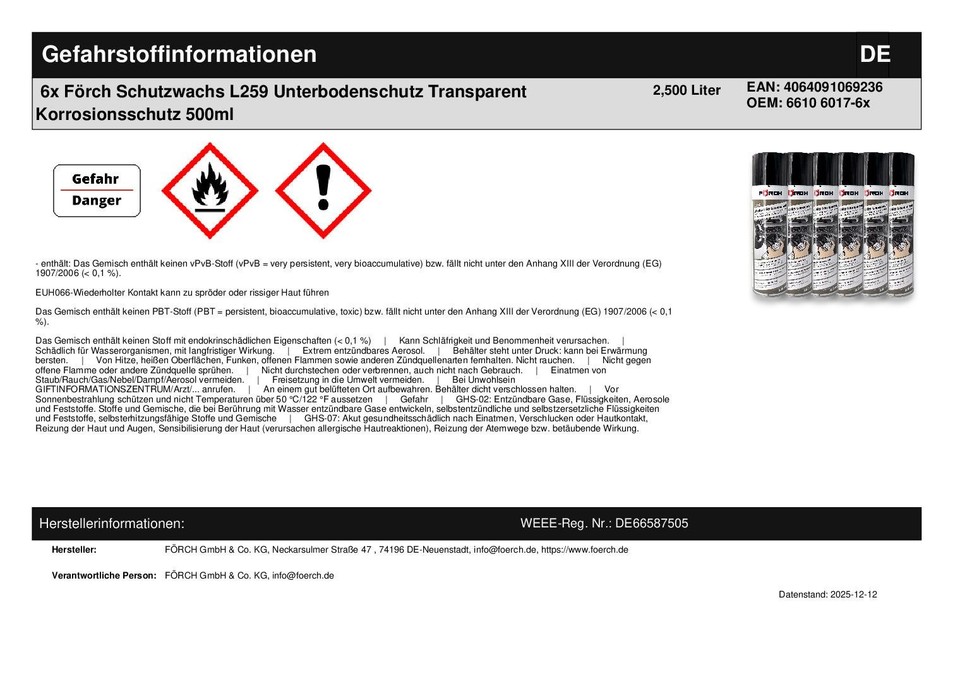 Protettivo Sottoscocca - Acquisto Online Di Prodotti Per La Pulizia E La Cura Dell'auto - Foto 6