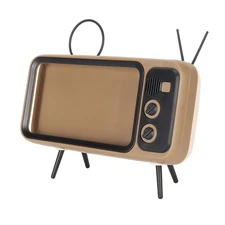 Desk Mobile Phone Bracket Cell Phone Stand Retro TV Phone Holder Mobile Holder