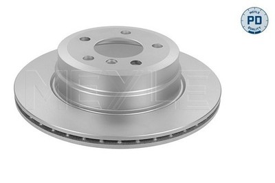 2X Meyle 315 523 0024/PD Rear Brake Disc Vented 320mm Fits Bmw X5 X6 34216771970