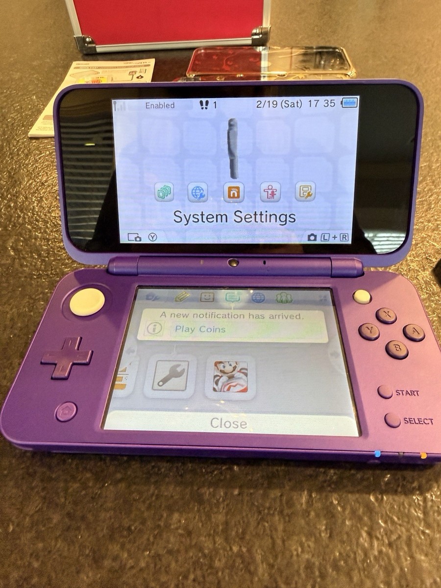 まちこ2DS USED Japanese Nintendo 2DS LAVENDER PURPLE only console FTR-001