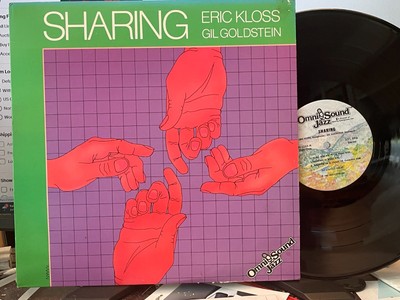 ERIC KLOSS Saxophone  / GIL GOLDSTEIN Keyboards ''Sharing'' LP NM/VG 1981 JAZZ
