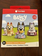 tonies Bluey 3 Pack Set Audio Figures Bluey Bingo Muffin Character Toniebox NIB