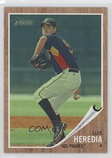 2011 Topps Heritage Minor League Edition Green Tint 512/620 Luis Heredia #18 1c7