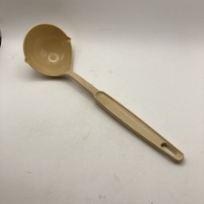 Vintage 1994 EKCO NYLON PLASTIC Almond Ladle Spoon Cream Made In USA 11” NEW