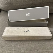 Hermes Genuine watch box case Outer box Color Gray