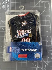 NBA Pets First - Dog Tank Philadelphia 76ers Mesh Jersey Size Extra Small XS NEW