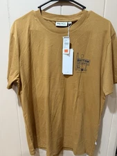 Rhythm Surf Essentials T-shirt Mens Medium Brown NWT