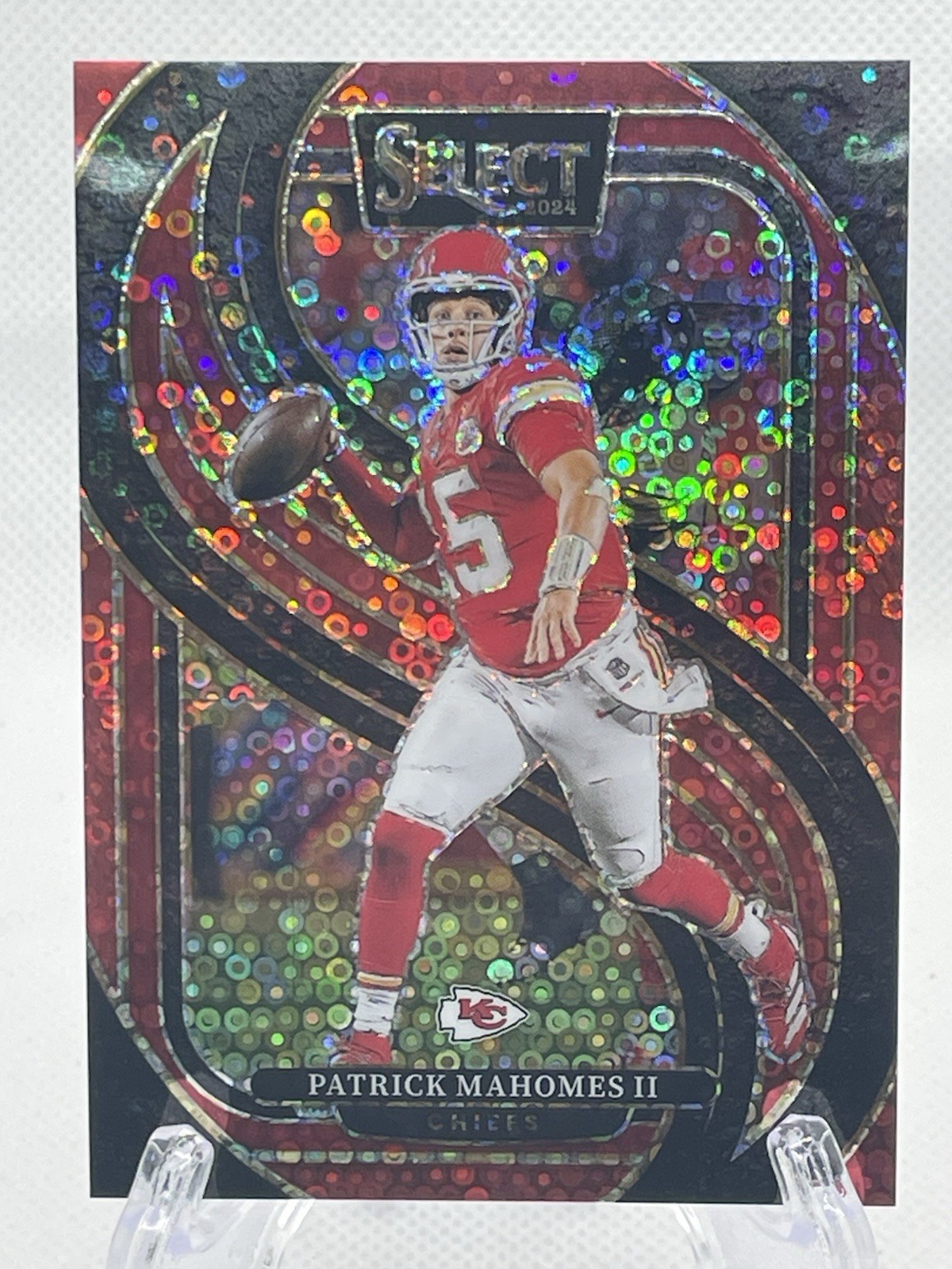 2024 PANINI SELECT PATRICK MAHOMES II #120 RED DISCO /49 Color Match