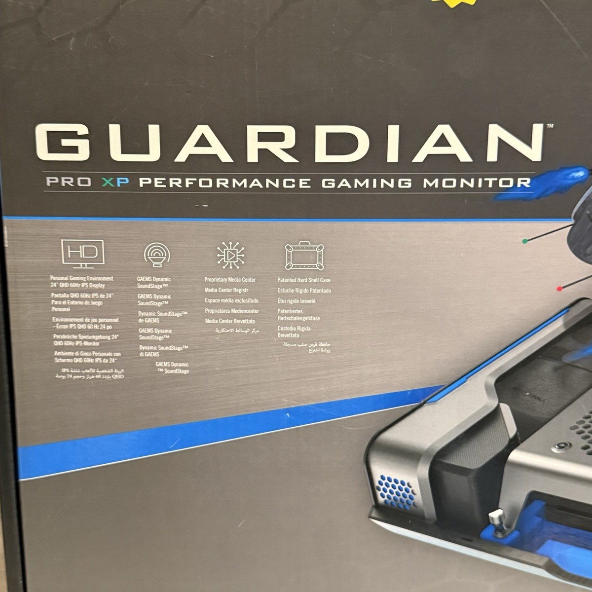 GAEMS Guardian Pro Xp 24 inch Widescreen IPS LCD Monitor for sale