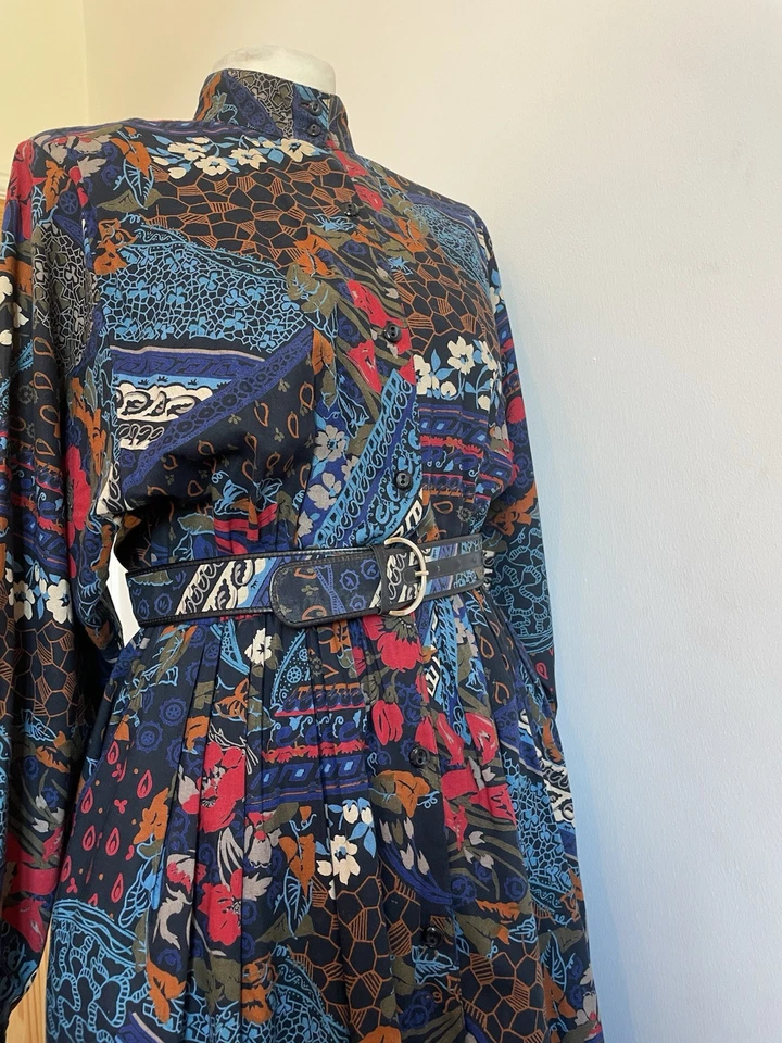 Vintage Mandy Marsh Floral Dress Size UK 10 - Image 2 of 4