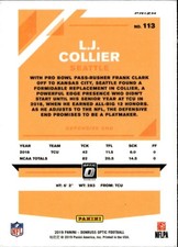 2019 Donruss Optic #113 L.J. Collier Pink