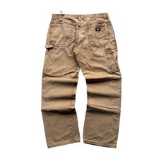 Dickies Carpenter Pants Tan Double Knee Workwear Mens Size 36x30