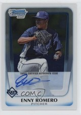 2011 Bowman Chrome Prospects Auto Enny Romero #BCP192 Auto 1rb3