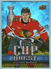 2025-26 UPPER DECK CUP QUEST NHL CARD - CQ-12 Connor BEDARD [CHICAGO BLACKHAWKS]