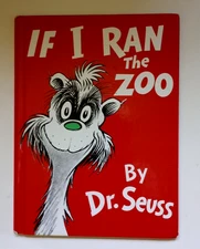 If I Ran The Zoo Dr.Seuss  1977 Grolier Book Club Out Of Print Hardcover