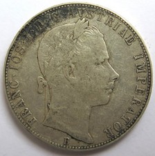 [R4028] 1 Florin 1858 B, Franz Joseph I. (1848-1916)