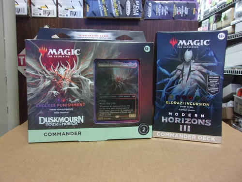 MTG MODERN ELDRAZI INCURSION + DUSKMOURN ENDLESS PUNISHMENT COMMANDER DECKS