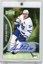 AUSTON MATTHEWS 2021 Metal Universe #25 Gold PMG 1/1 Auto Precious Metal Gems