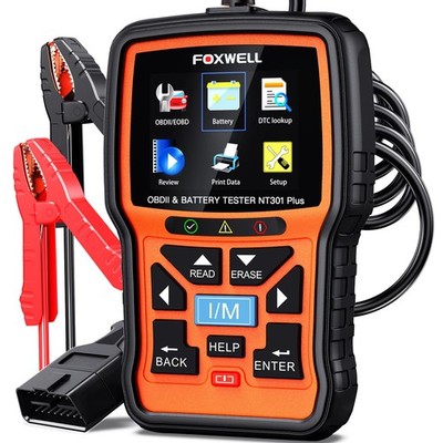 FOXWELL NT301 Plus 2-in-1 OBD2 Scanner Car car scanner, orange 