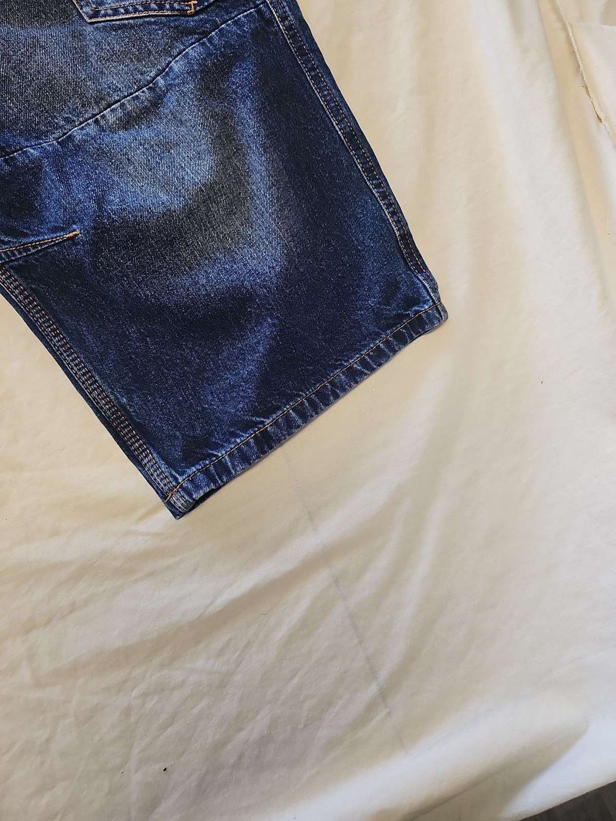 George Casual Men's Blue Denim Jogger Shorts - 36W  434 image 3