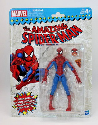The Amazing Spider Man Action Figure Hasbro Marvel Collectible Pizza Slice Editi