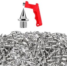120Pc 3/8 Track Spikes Stainless Steel For Cross Country Sprint With Wrench