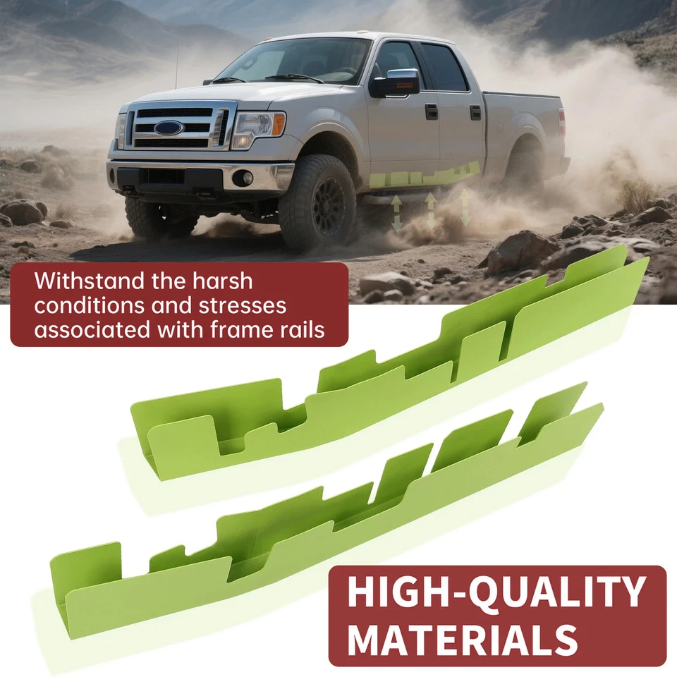 Frame Rust Repair Kit Steel LH & PH For Ford F150 Extended Cab 4WD 2004-2008 Foto 2 de 4