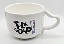 "Talk Soup" Mug E! Entertainment TV Spoon Handle Vintage Greg Kinnear