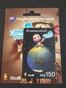Little Big Planet Sackboy Playstation Network Card (2008) Used PSN Card No Value