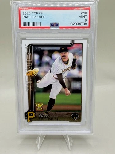 2025 Topps Series 1 - Paul Skenes #98 PSA 9