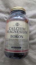Solgar Calcium Magnesium Plus Boron 250 Tablets