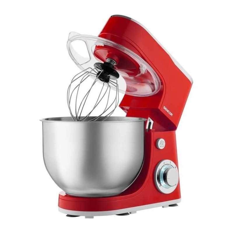 Robot pâtissier Sencor STM 3634RD rouge compact 4L