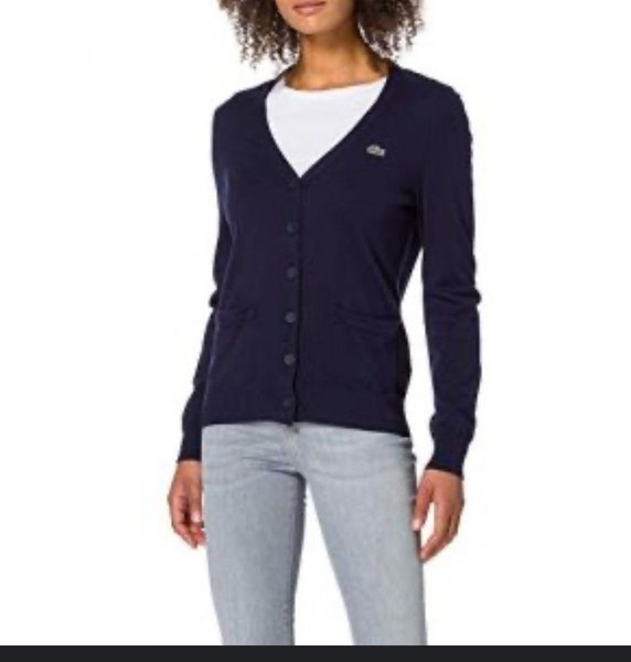 Women Lacoste Sweater Black 38 / M / 46