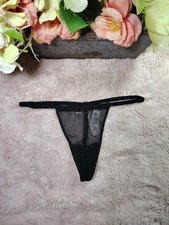 True Vintage Victoria's Secret Fine Mesh Micro Thong XS/Small