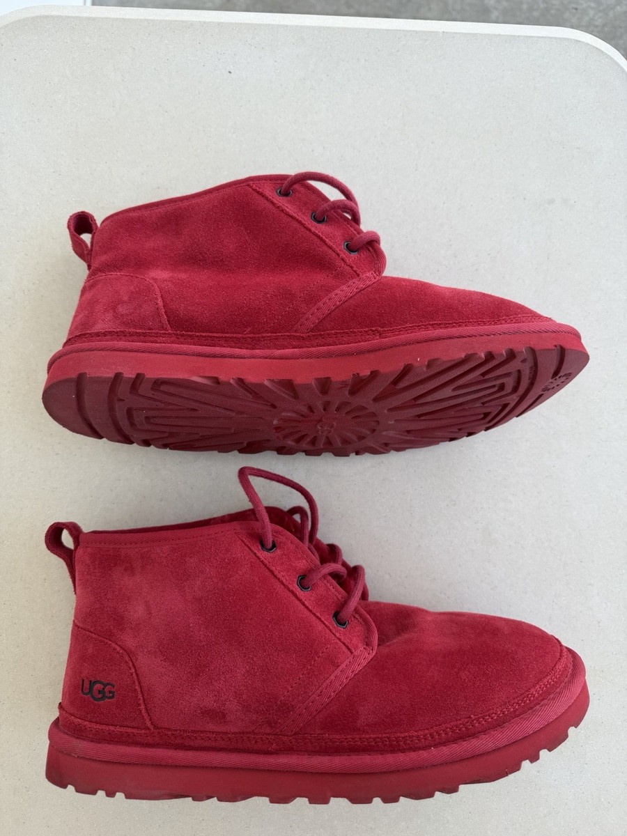 UGG Neumel Classic Boots Samba Red Men’s Size 10 View 2