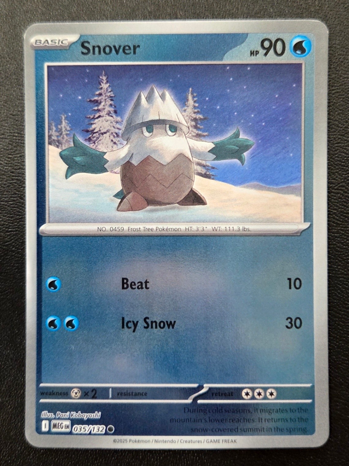 SNOVER COMMON ME01 MEGA EVOLUTION 035/132 NM