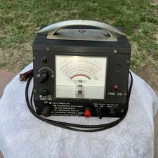 Vintage MERC-O-TRONIC Ignition Analyzer Tester Model 98 Coil Power Test UNTESTED