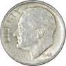 1946 D Roosevelt Dime Circulated Silver 10c Coin Collectible