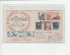 1948 SPAIN REGISTERED CREATION OF THE ARGENTINEAN POST OFFICE FIRST FLIGHT